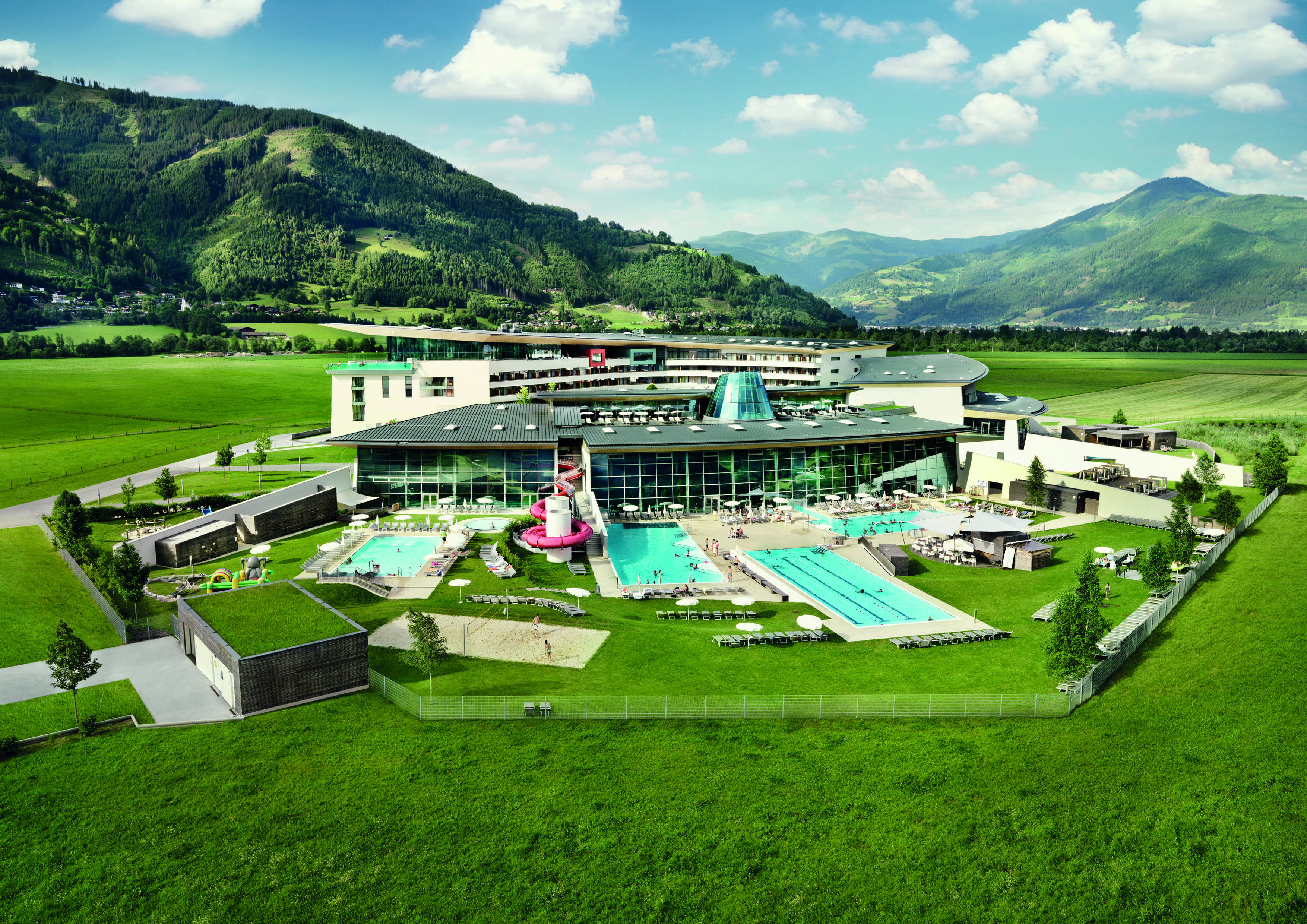 Tauern Spa Hotel & Therme Kaprun Exterior foto